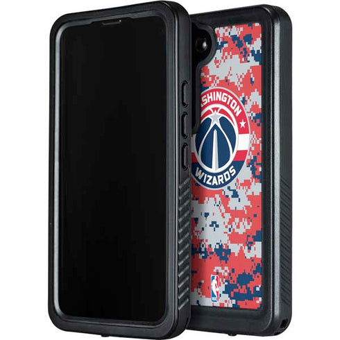 NBA Washington Wizards Camo Digi Galaxy S23 Plus Waterproof Case