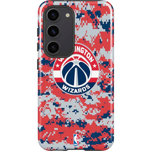 NBA Washington Wizards Camo Digi Galaxy S23 Pro Case