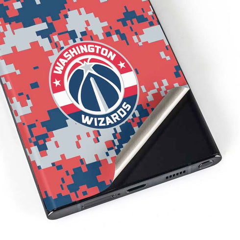 NBA Washington Wizards Camo Digi Galaxy S23 Ultra Skin