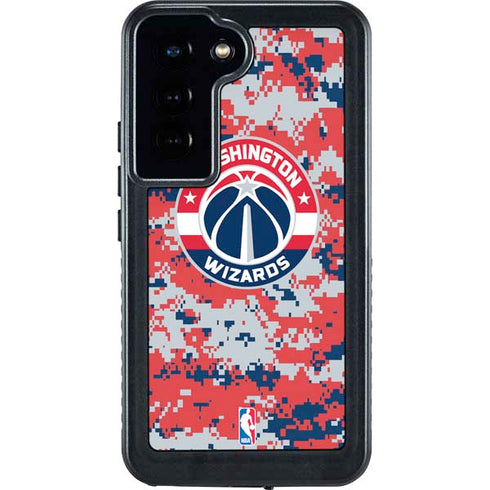 NBA Washington Wizards Camo Digi Galaxy S23 Waterproof Case