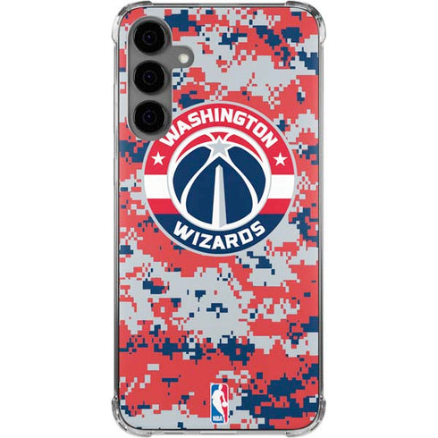 NBA Washington Wizards Camo Digi Galaxy S24 Plus Clear Case