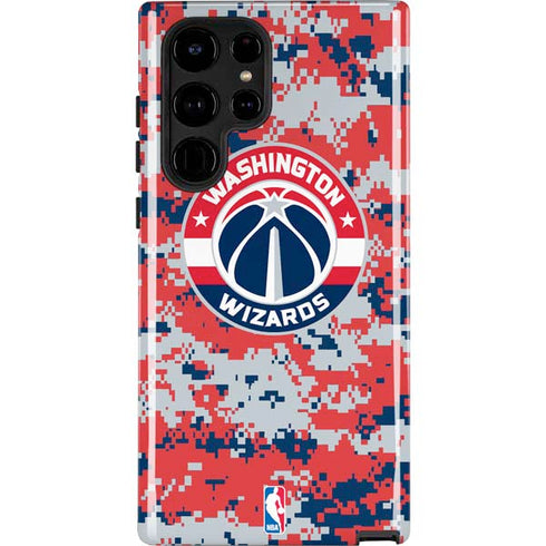 NBA Washington Wizards Camo Digi Galaxy S24 Ultra Impact Case