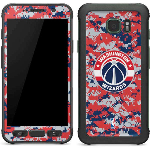 NBA Washington Wizards Camo Digi Galaxy S7 Active Skin