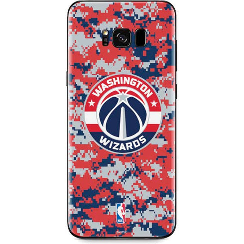 NBA Washington Wizards Camo Digi Galaxy S8 Plus Skin