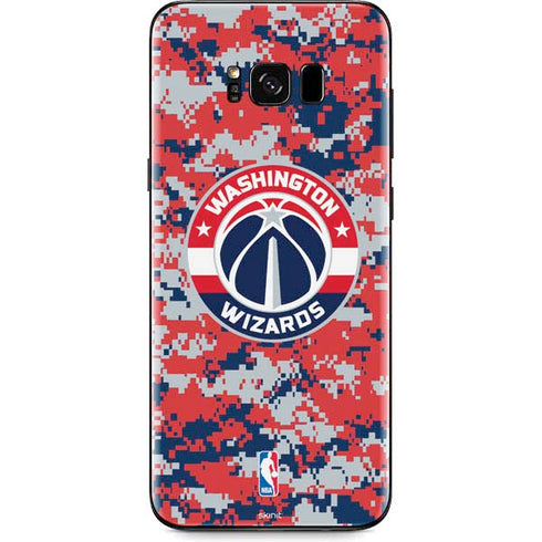 NBA Washington Wizards Camo Digi Galaxy S8 Skin