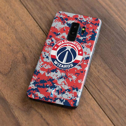 NBA Washington Wizards Camo Digi Galaxy S9 Plus Skin