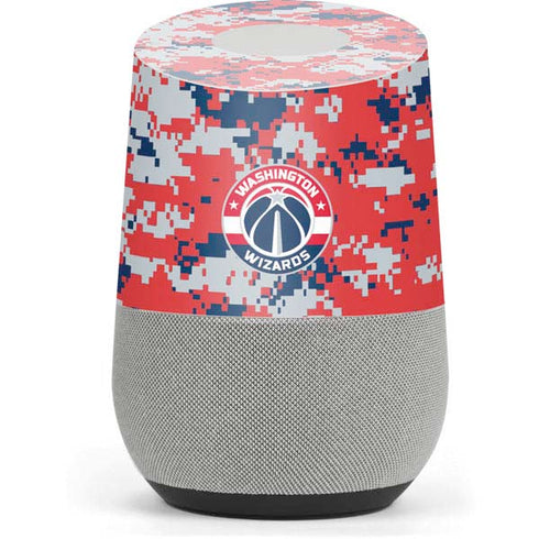 NBA Washington Wizards Camo Digi Google Home Skin