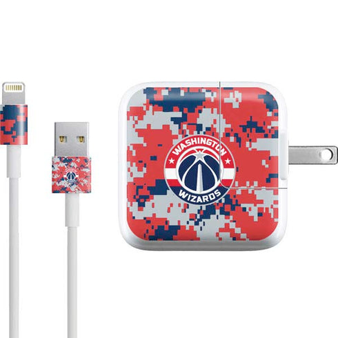 NBA Washington Wizards Camo Digi iPad Charger (10W USB) Skin