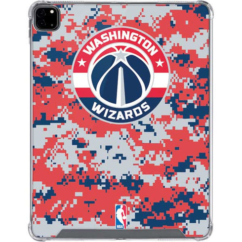 NBA Washington Wizards Camo Digi iPad Pro 12.9in (2020) Clear Case