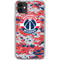 NBA Washington Wizards Camo Digi iPhone 11 Clear Case