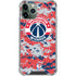 NBA Washington Wizards Camo Digi iPhone 11 Pro Max Clear Case
