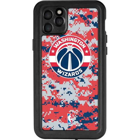 NBA Washington Wizards Camo Digi iPhone 11 Pro Max Waterproof Case
