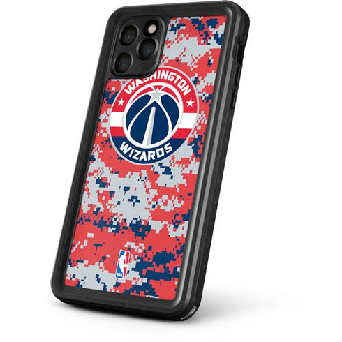 NBA Washington Wizards Camo Digi iPhone 11 Pro Max Waterproof Case