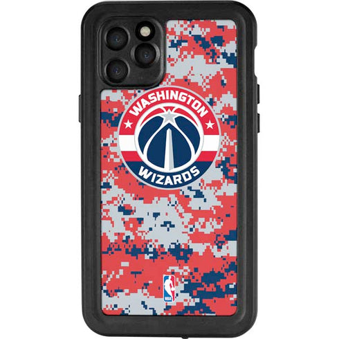 NBA Washington Wizards Camo Digi iPhone 11 Pro Waterproof Case