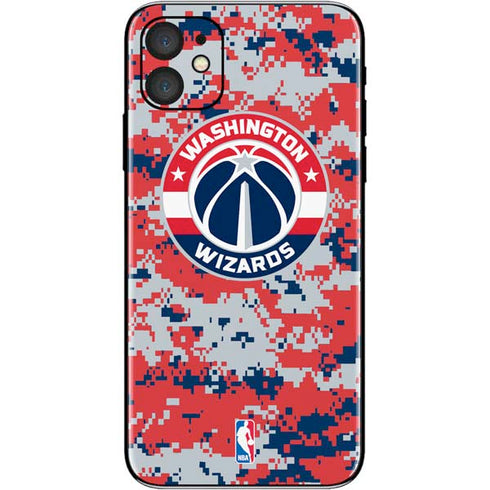NBA Washington Wizards Camo Digi iPhone 11 Skin