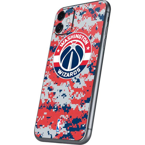 NBA Washington Wizards Camo Digi iPhone 11 Skin