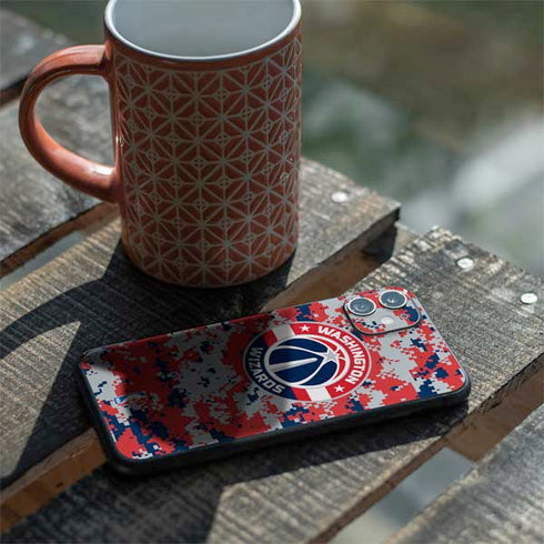 NBA Washington Wizards Camo Digi iPhone 11 Skin