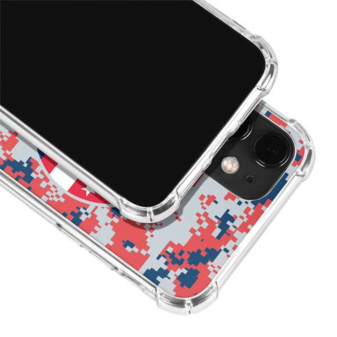 NBA Washington Wizards Camo Digi iPhone 12 Mini Clear Case