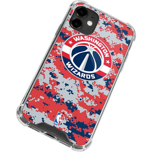 NBA Washington Wizards Camo Digi iPhone 12 Mini Clear Case