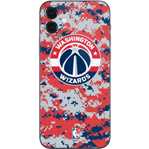 NBA Washington Wizards Camo Digi iPhone 12 Mini Skin