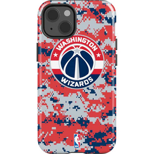 NBA Washington Wizards Camo Digi iPhone 13 Impact Case