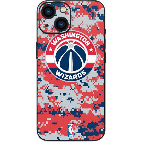 NBA Washington Wizards Camo Digi iPhone 13 Mini Skin