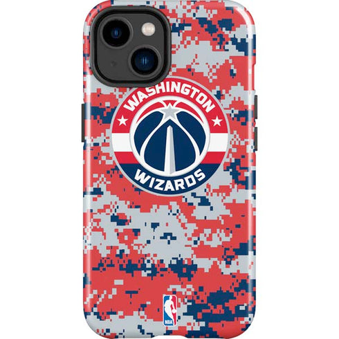 NBA Washington Wizards Camo Digi iPhone 15 Plus Impact Case
