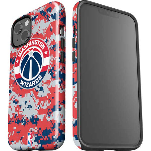NBA Washington Wizards Camo Digi iPhone 15 Plus Impact Case