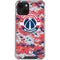 NBA Washington Wizards Camo Digi iPhone 15 Plus Clear Case