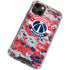 NBA Washington Wizards Camo Digi iPhone 15 Plus Clear Case