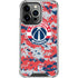 NBA Washington Wizards Camo Digi iPhone 14 Pro Clear Case