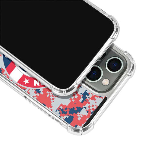 NBA Washington Wizards Camo Digi iPhone 15 Pro Clear Case