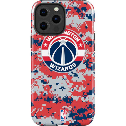 NBA Washington Wizards Camo Digi iPhone 15 Pro Max Impact Case