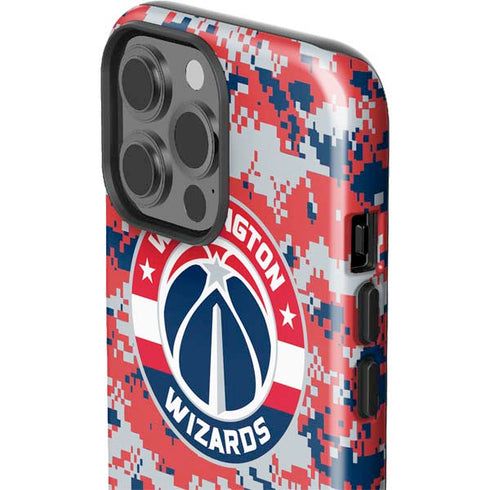 NBA Washington Wizards Camo Digi iPhone 15 Pro Max Impact Case