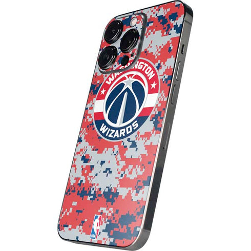 NBA Washington Wizards Camo Digi iPhone 14 Pro Max Skin