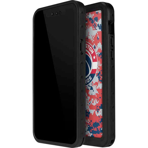 NBA Washington Wizards Camo Digi iPhone 14 Pro Max Waterproof Case