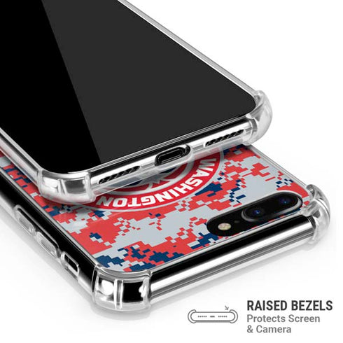 NBA Washington Wizards Camo Digi iPhone 7/8 Plus Clear Case