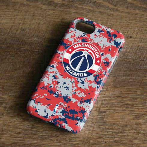NBA Washington Wizards Camo Digi iPhone 8 Pro Case
