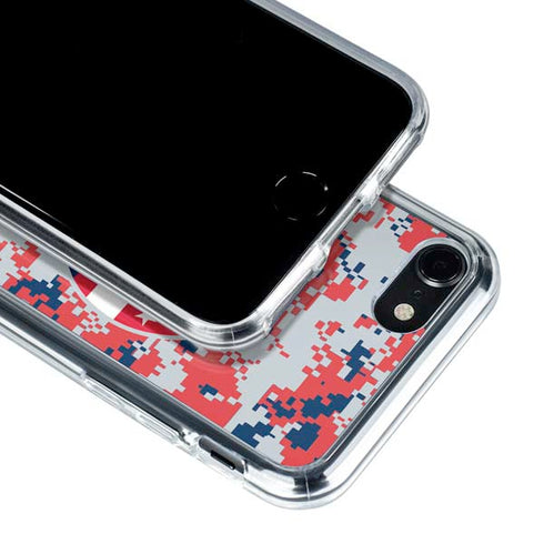 NBA Washington Wizards Camo Digi iPhone SE (2nd & 3rd Gen) Clear Case