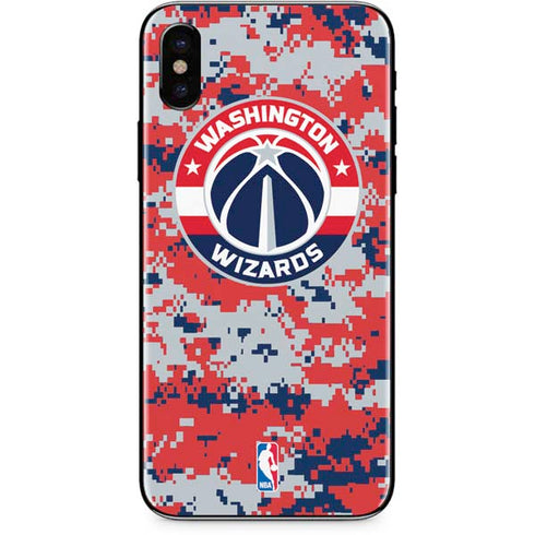 NBA Washington Wizards Camo Digi iPhone XS Skin