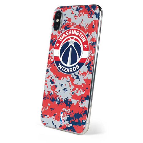 NBA Washington Wizards Camo Digi iPhone XS Skin