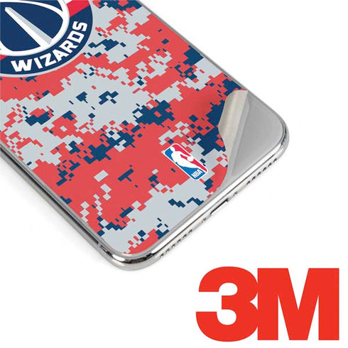 NBA Washington Wizards Camo Digi iPhone XS Skin