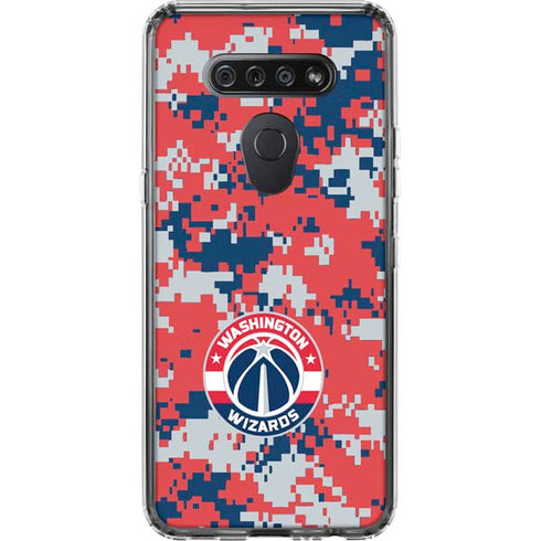 NBA Washington Wizards Camo Digi LG K51/Q51 Clear Case