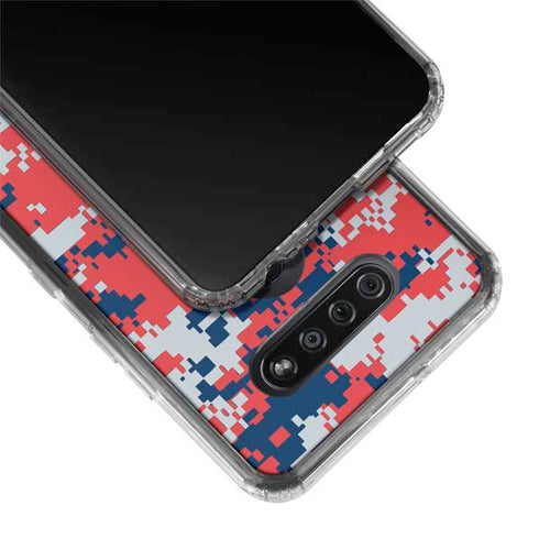 NBA Washington Wizards Camo Digi LG K51/Q51 Clear Case