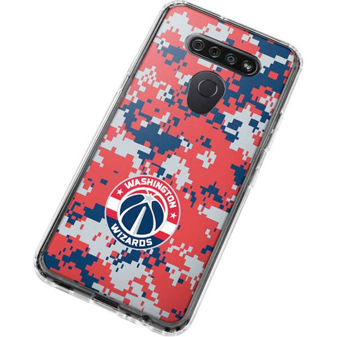 NBA Washington Wizards Camo Digi LG K51/Q51 Clear Case