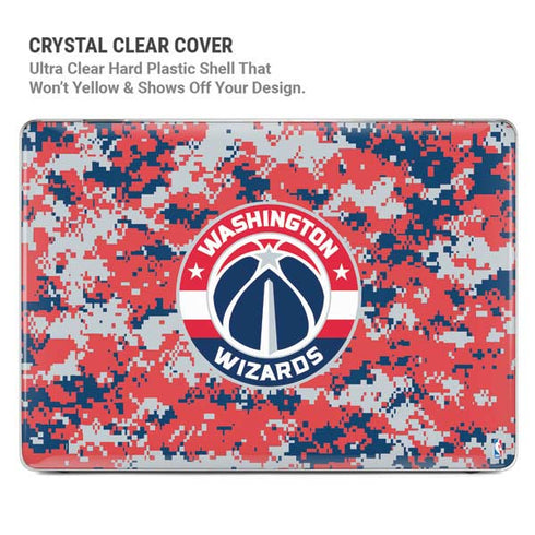 NBA Washington Wizards Camo Digi MacBook Pro 15in (2016-19) Case plus Skin