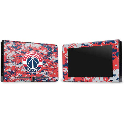 NBA Washington Wizards Camo Digi Nintendo Switch Bundle Skin