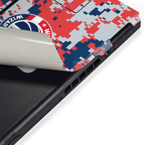 NBA Washington Wizards Camo Digi Nintendo Switch Bundle Skin