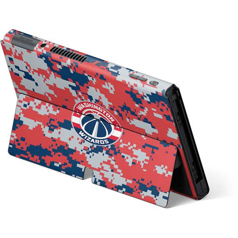 NBA Washington Wizards Camo Digi Nintendo Switch OLED (2021) Skin
