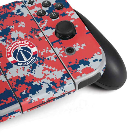 NBA Washington Wizards Camo Digi Nintendo Switch OLED (2021) Skin